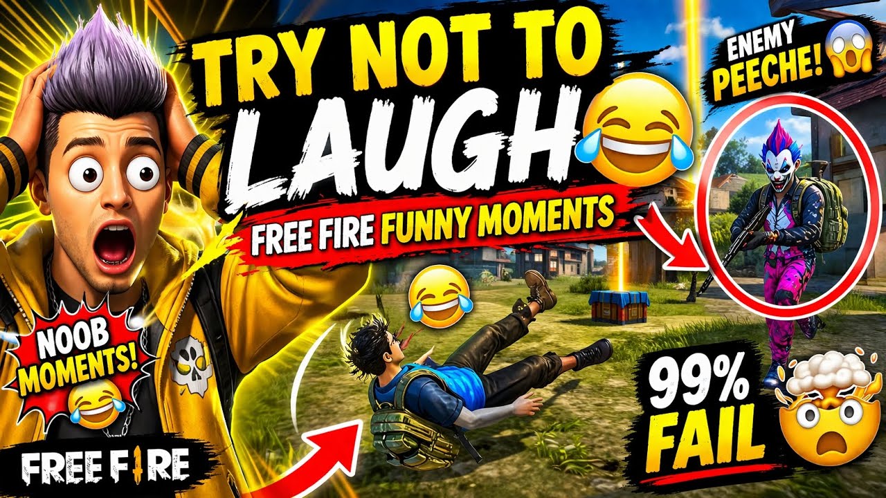 ๐ TRY NOT TO LAUGH! Free Fire Funny Moments | 99% Fail Challenge ๐คฃ