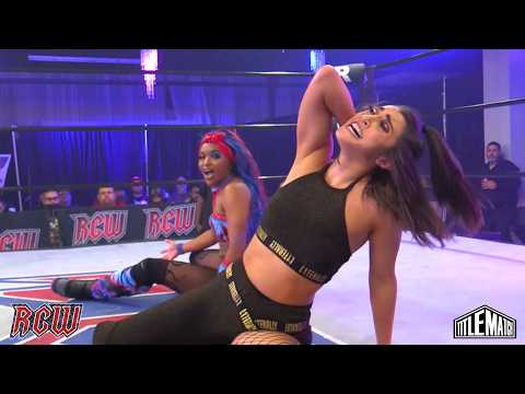 Madi Wrenkowski vs Kiera Hogan - Katie Forbes gets invovled! RCW Women's Wrestling Throwback