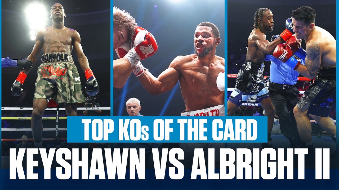 The Best KOs from the Stars of Keyshawn vs Albright II