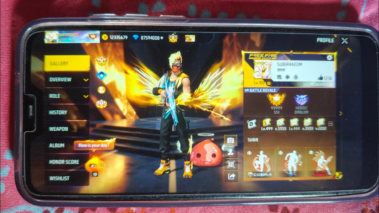 My Proxy Account Of The Free Fire Game 🤓 | This Is My Proxy Account Video | In Game Free Fire 🔥