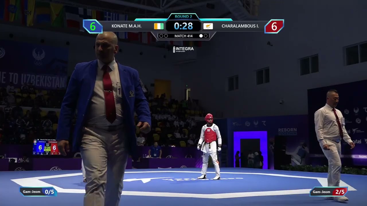 414 Round of 32 M 59kg CIV M KONATE CYP CHARALAMB PGM