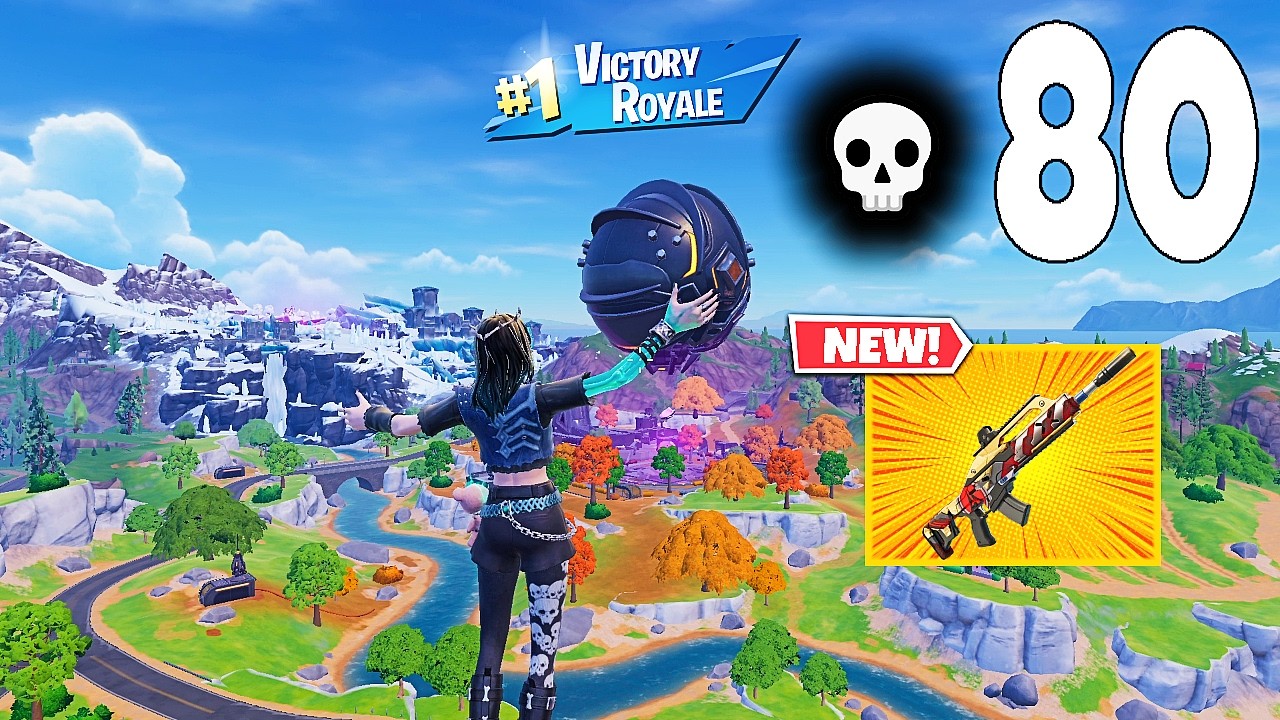 80 Kill Solo Vs Squads/squads "Zero Build" Gameplay Wins (Fortnite Chapter 7 Season 2 PC)