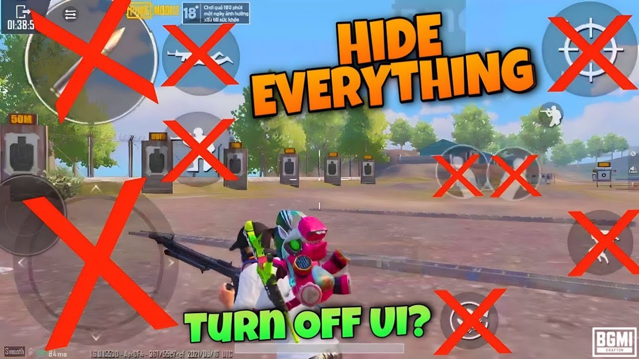 New🔥Tips And Trick Hide Button like PUBG PC | PUBG BGMI