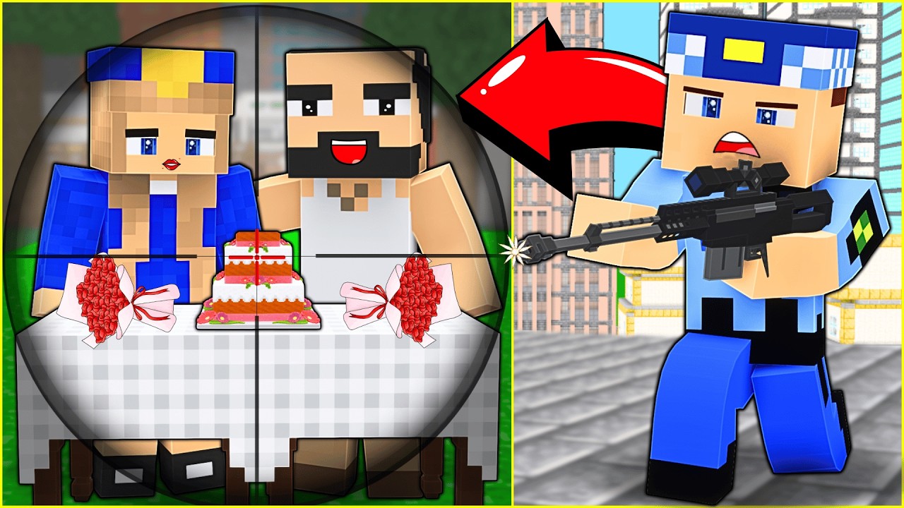 ASLI POLİS, DELİ ADAMLA EVLENİRKEN KEREM KOMİSER DÜĞÜNÜ BASTI! 😱 - Minecraft