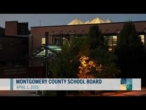 April 1, 2025 MCPS School Board Meeting