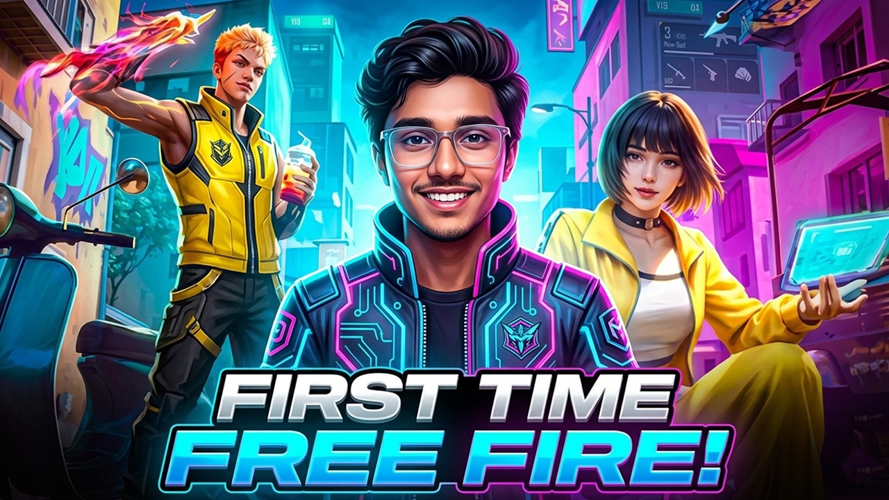 Playing Free Fire for the First Time | Noob to Pro Journey Begins!