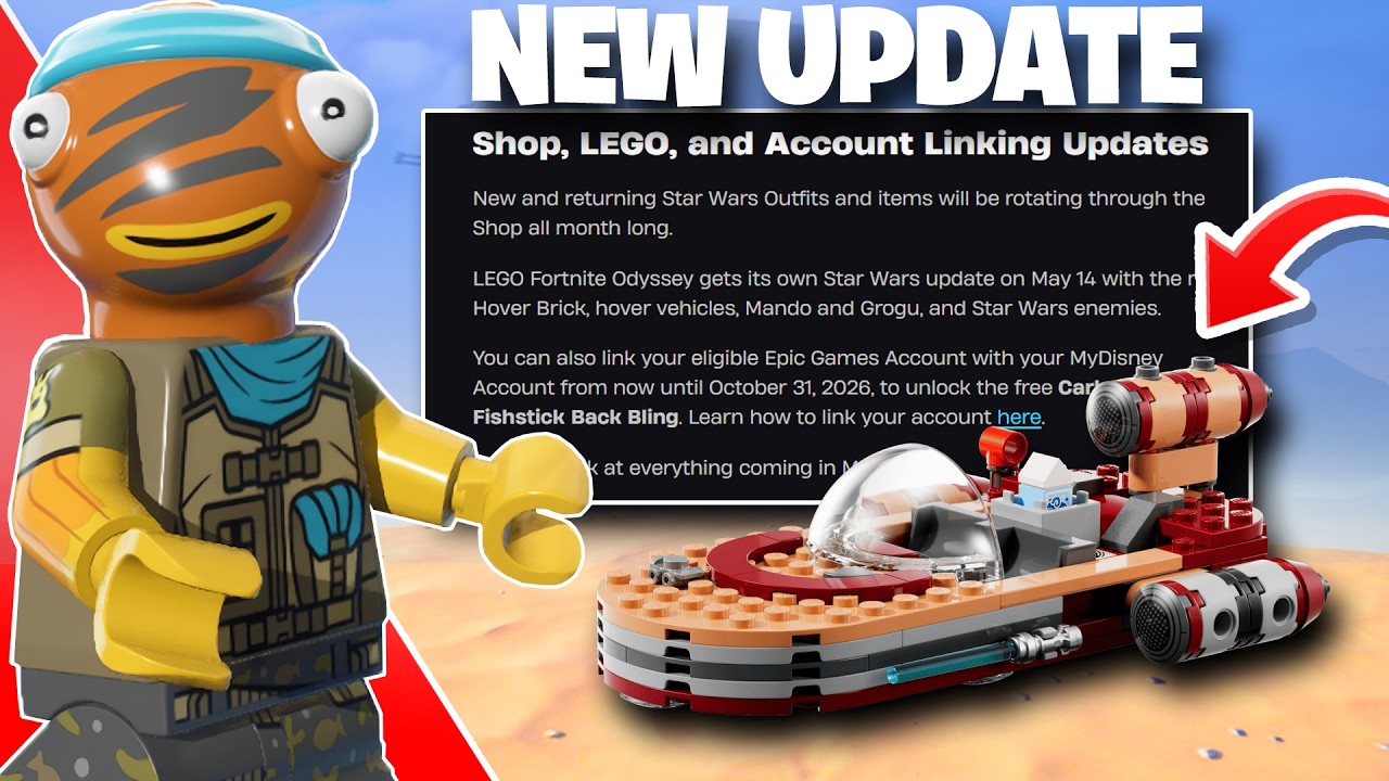 Star Wars Part 2 Is CONFIRMED For LEGO Fortnite Odyssey! (Hover Vehicles!?)