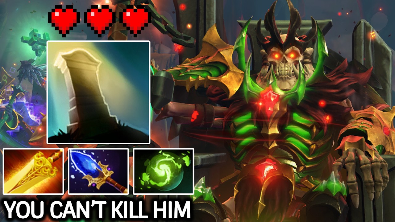 Wraith King Immortal – 3 Lives? You Can’t Kill Him Dota 2
