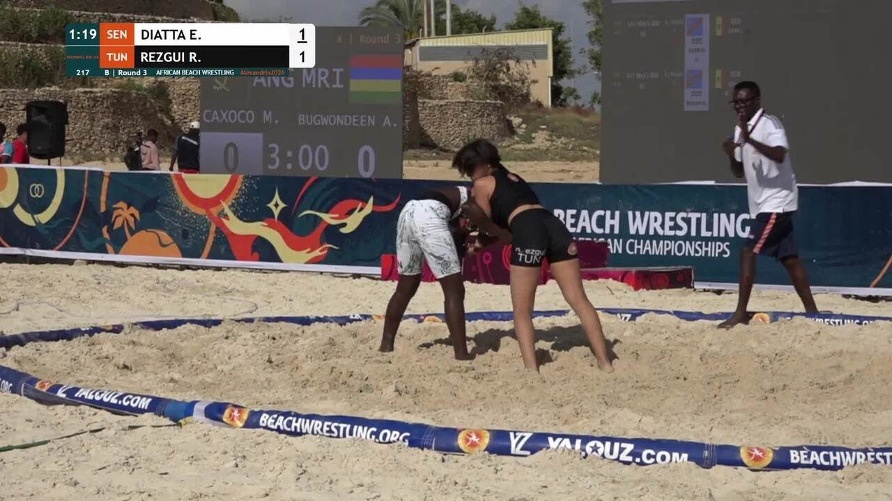 Elisabeth DIATTA (SEN) vs. Rahma REZGUI (TUN) • B | Round 3 • Women's BW 55Kg