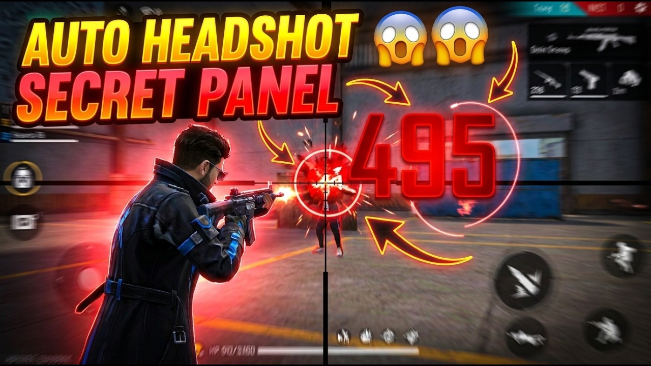 I FOUND A SECRET PANEL 😳 FREE FIRE HEADSHOT SETTINGS 2026 (EMULATOR)