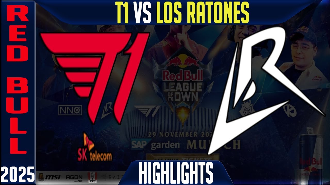 T1 vs LR Highlights | RED BULL League of Its Own 2025 Game 6 | T1 vs Los Ratones backdrop