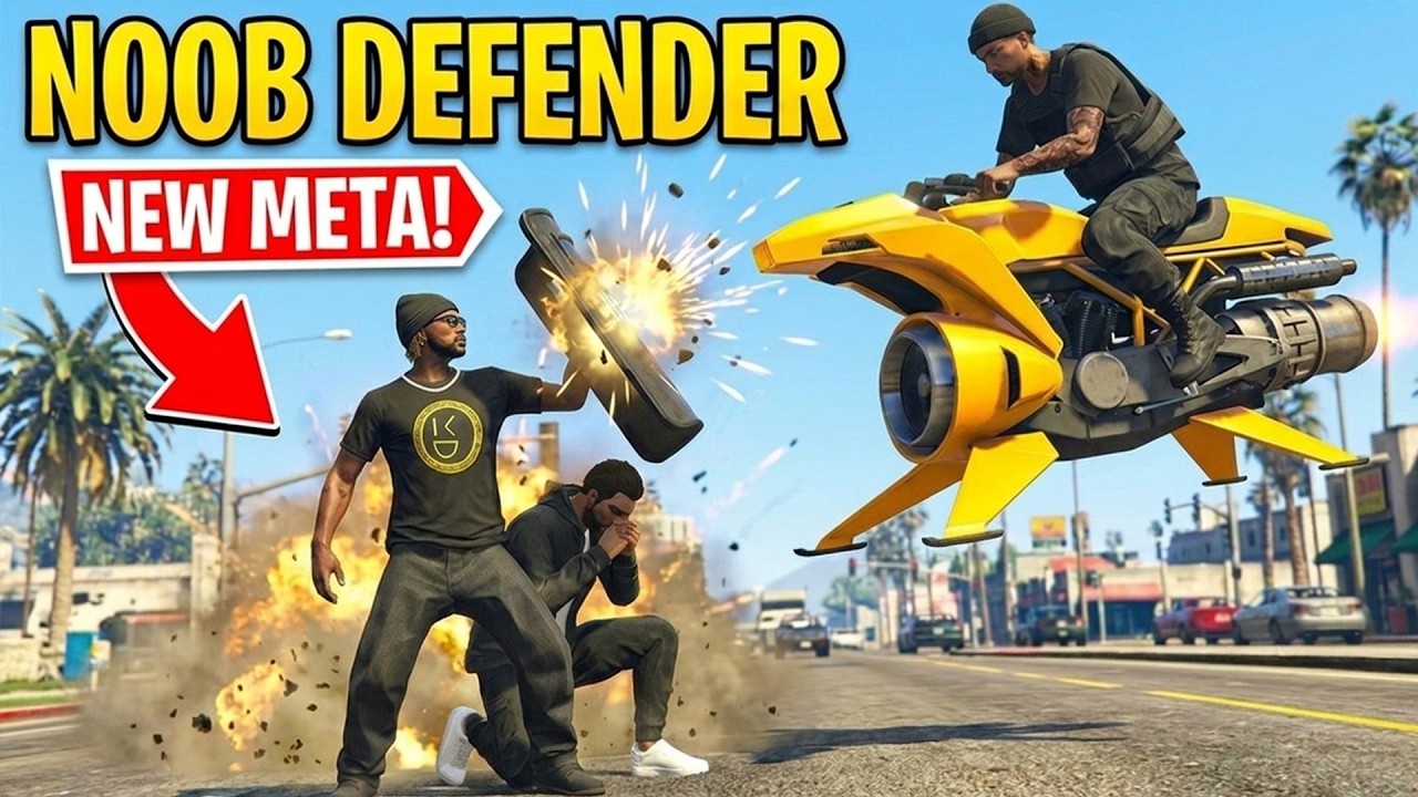 I Tried Saving Noobs From Oppressor MK2s In GTA 5 Online... background