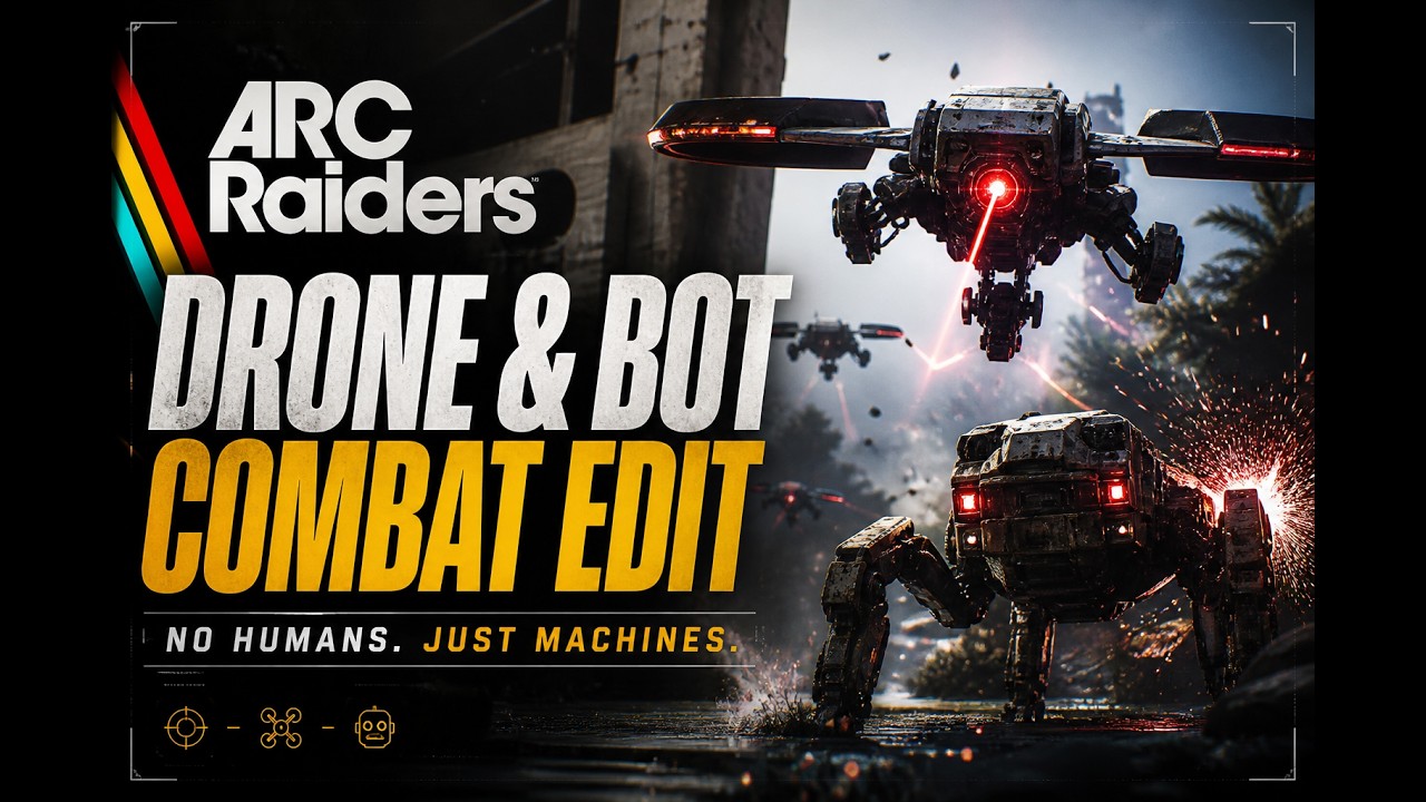 NO HUMANS. JUST WAR. | ARC RAIDERS Drone Combat Edit background
