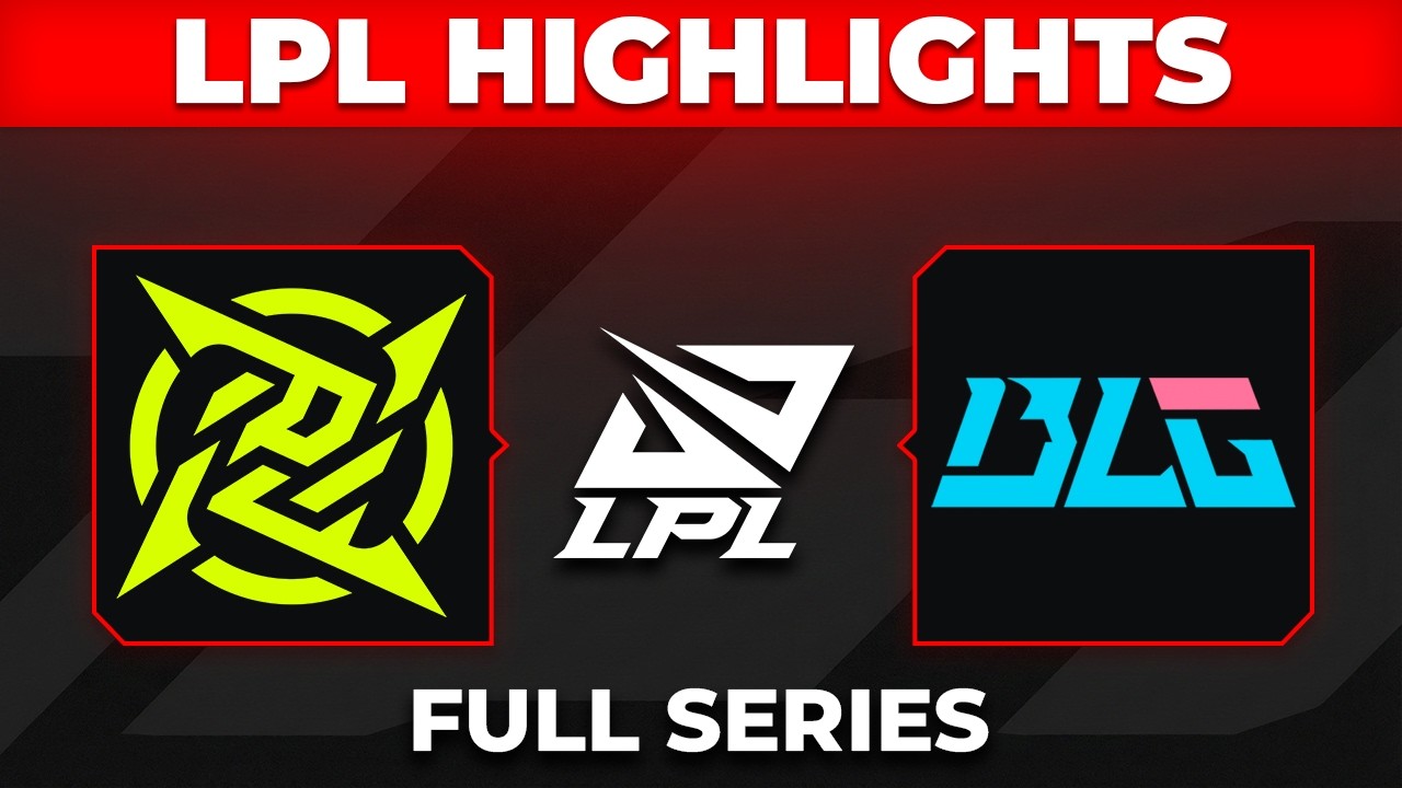 NIP vs BLG Highlights ALL GAMES | LPL 2026 Split 2 | Ninjas in Pyjamas vs Bilibili Gaming background