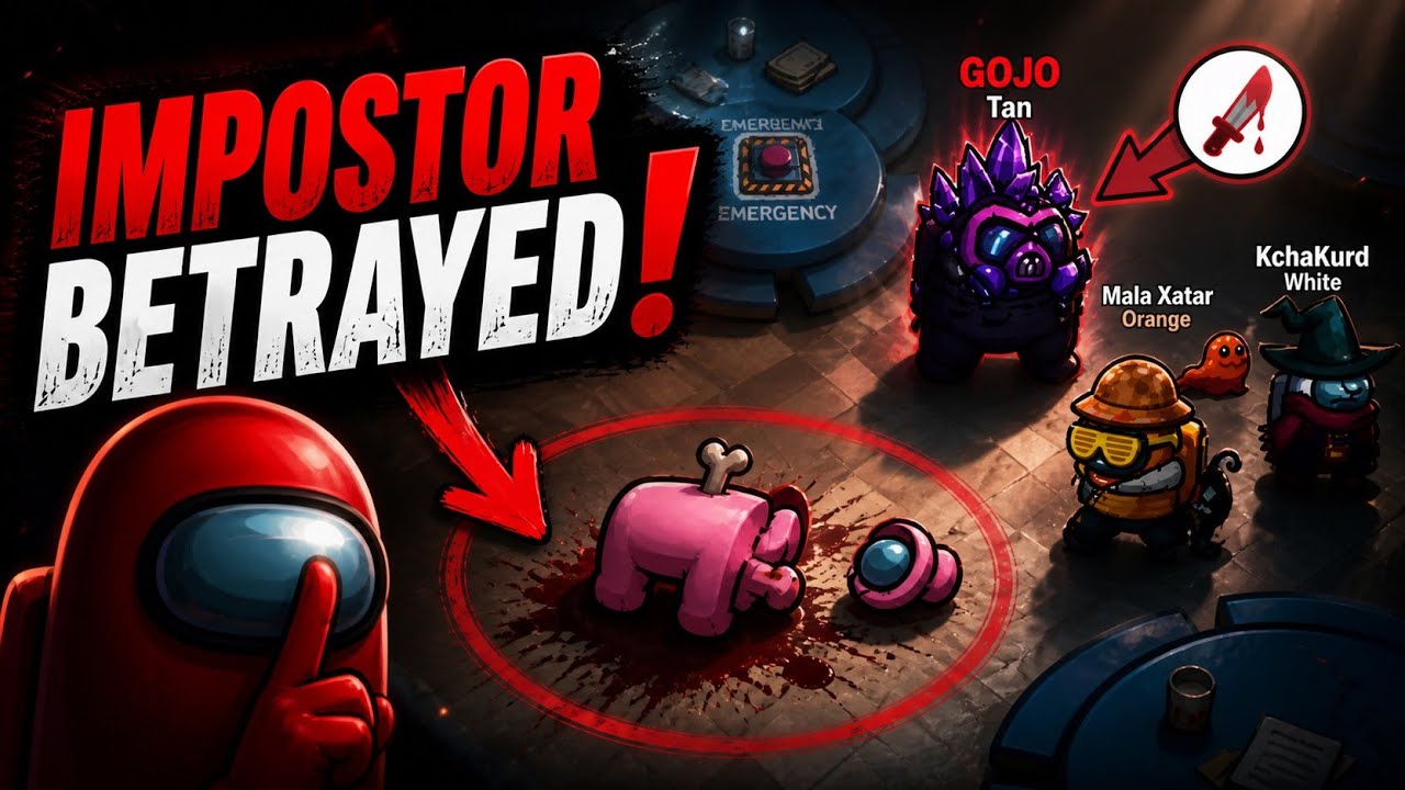Among Us Phantom Role...I became a Ghost 👻 | Among Us Impostor double kill victory #amongus #gojo