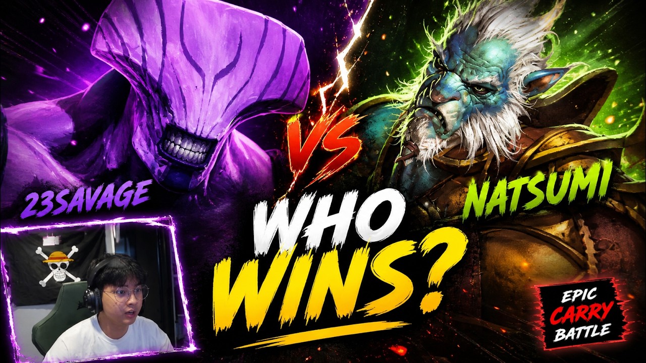 23savage Faceless Void Signature hero vs Natsumi Carry Battle
