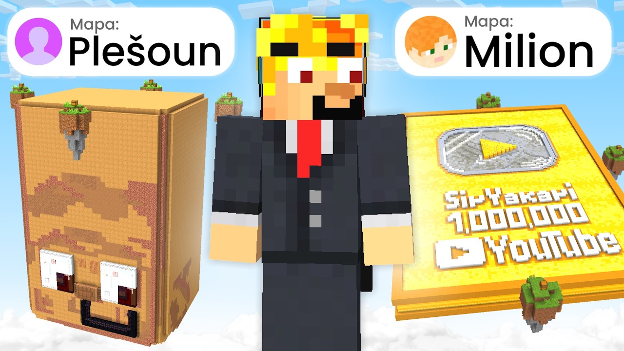 Přidal jsem VAŠE Mapy na můj Minecraft Server..