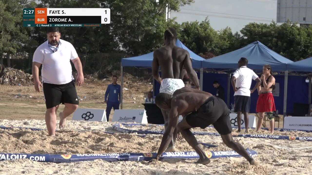 Serigne FAYE (SEN) vs. Abou Nafou ZOROME (BUR) • C | Round 3 • Men's BW 80Kg
