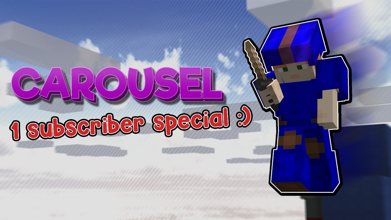 Minecraft Bedwars Duels Montage | Carousel | 1 SUB SPECIAL ๐ฅ background