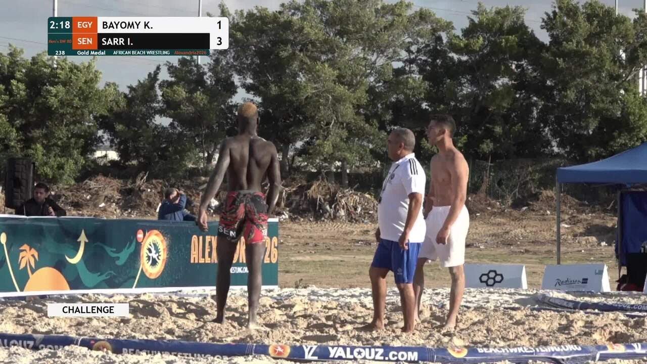 Karim Ahmed Abdelnaiem Mahmoud BAYOMY (EGY) vs. Ibrahima SARR (SEN) • Gold Medal • Men's BW 80Kg