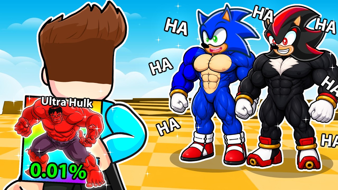 I PRETENDED TO BE A NOOB THEN USED RED HULK POWERS IN ROBLOX !!