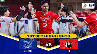 ATENEO vs UE | SET 1 HIGHLIGHTS | UAAP SEASON 88 MEN’S VOLLEYBALL | APR 18, 2026