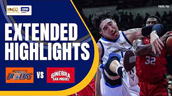 BRGY. GINEBRA vs MERALCO | EXTENDED HIGHLIGHTS | PBA SEASON 50 COMMISSIONER’S CUP
