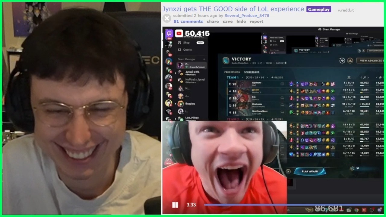 Caedrel Reacts To Jynxzi Starting To LOVE League