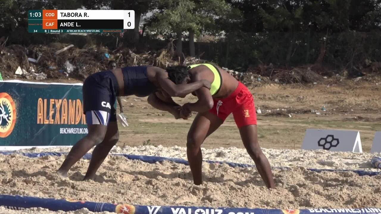 Rosie Kabeya TABORA (COD) vs. Lec Hej Marlyne ANDE (CAF) • B | Round 3 • Women's BW 70Kg