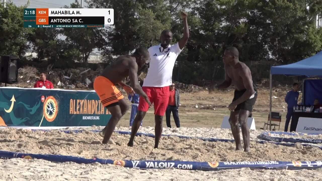 Mathayo Matonya MAHABILA (KEN) vs. Caetano ANTONIO SA (GBS) • B | Round 2 • Men's BW 80Kg