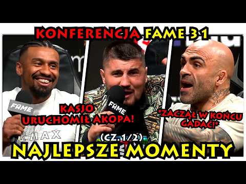 Kasjo kłoci się z LOGIKĄ- KONFERENCJA FAME 31- NAJLEPSZE MOMENTY (cz.1/2)