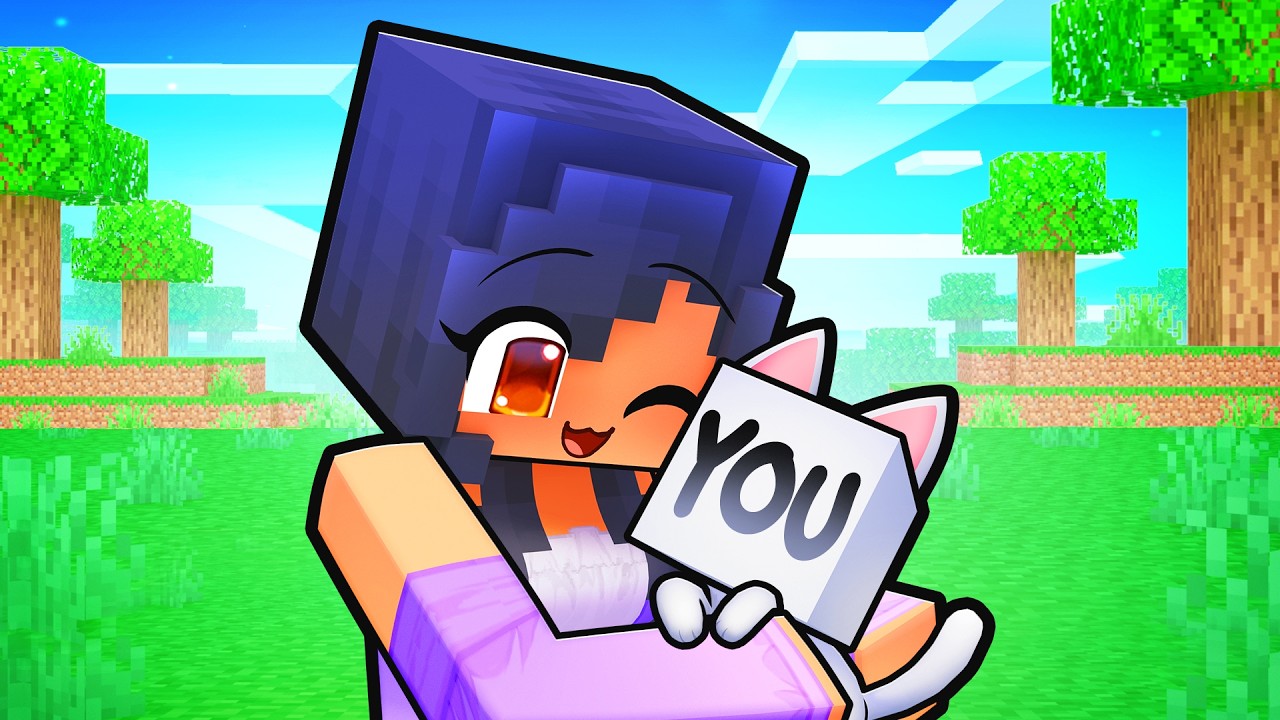 YOU Are My BABY KITTEN in Minecraft! background