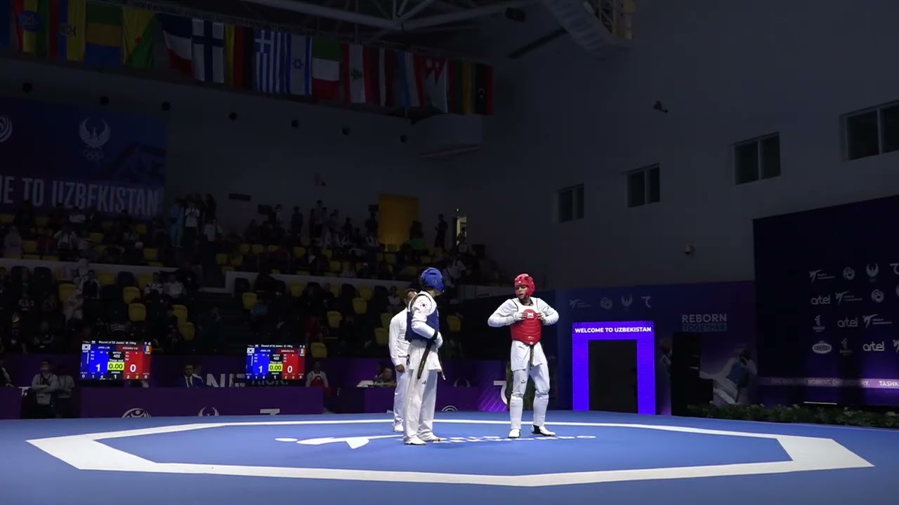 422 Round of 32 M 78kg KOR JANG J W ROU DIRVARU V S PGM