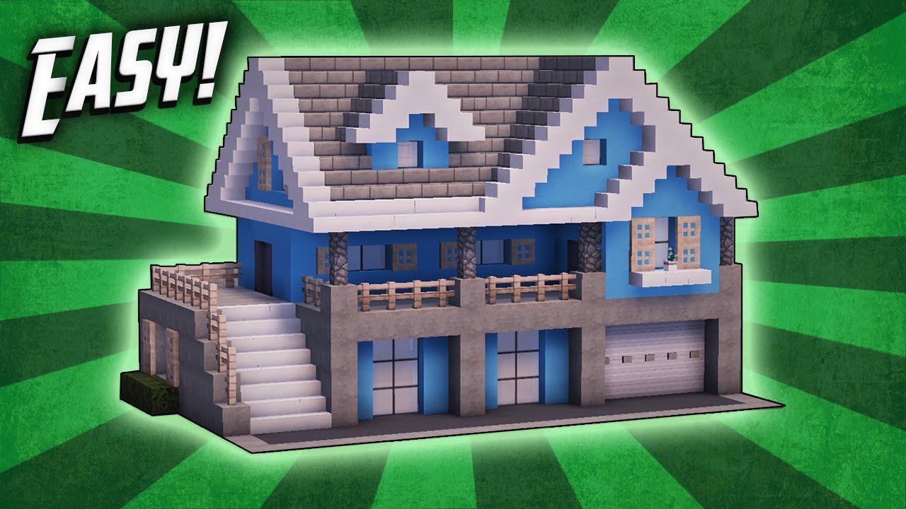 Minecraft: How To Build A Suburban House Tutorial (#6) background