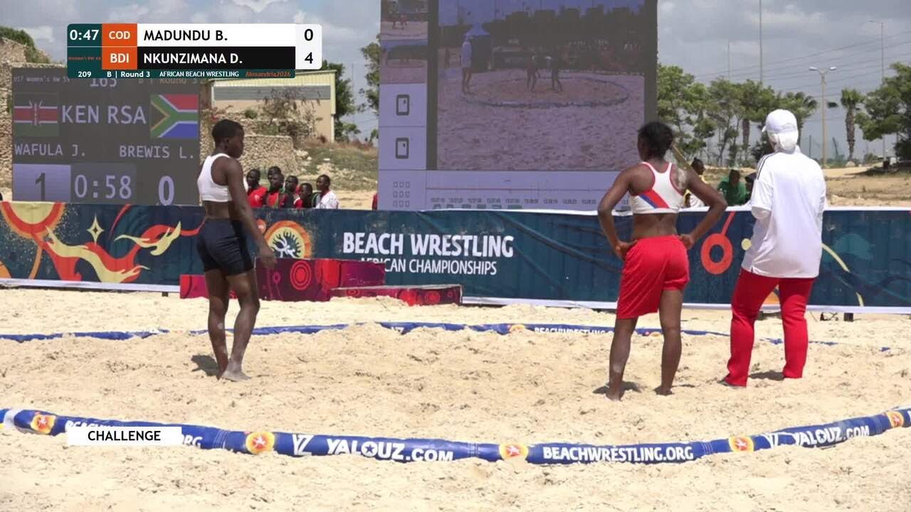 Bometela Noella MADUNDU (COD) vs. Divine NKUNZIMANA (BDI) • B | Round 3 • Women's BW 65Kg