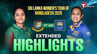 EXTENDED HIGHLIGHTS | Bangladesh Women vs Sri lanka Women | 3rd ODI | T Sports