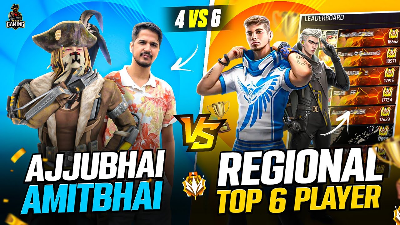 GLOBAL TOP 6 PLAYERS VS AJJUBHAI AMITBHAI BEST CLASH SQUAD FF GAMEPLAY | GARENA FREE FIRE background