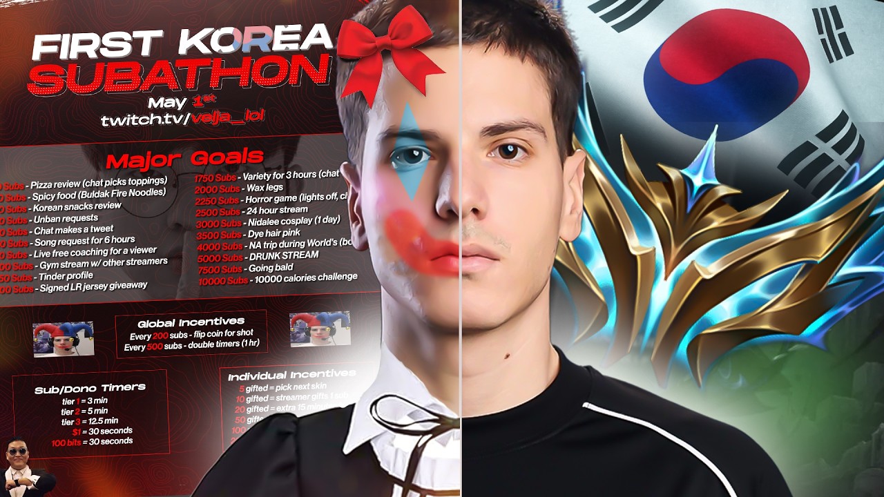 KOREA SUBATHON | RANK 1 EUW IN KOREA DAY 3