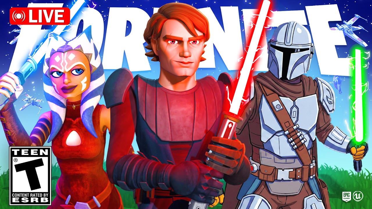 *NEW* FORTNITE STAR WARS UPDATE OUT NOW! (Season 2 LIVE)