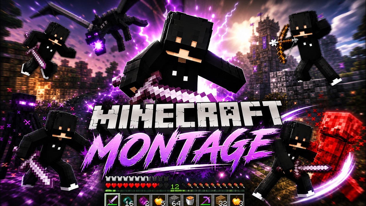 Minecraft PvP montage that's actually insane #minecraft #pvp #gaming