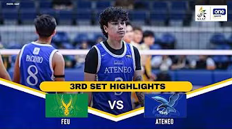 FEU vs ATENEO | SET 3 HIGHLIGHTS | UAAP SEASON 88 MEN’S VOLLEYBALL | APR 22, 2026