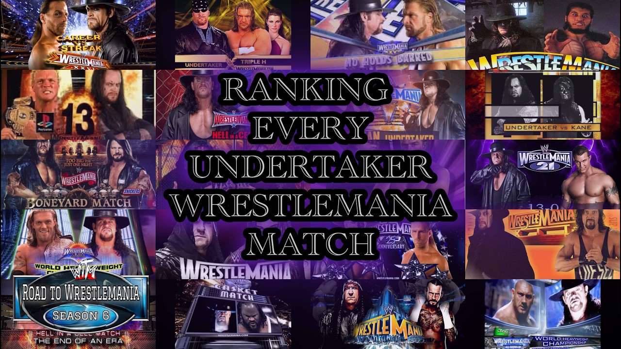 Wrestling in the Middle (S6 E9) - Ranking EVERY Undertaker Wrestlemania Match (1-27)