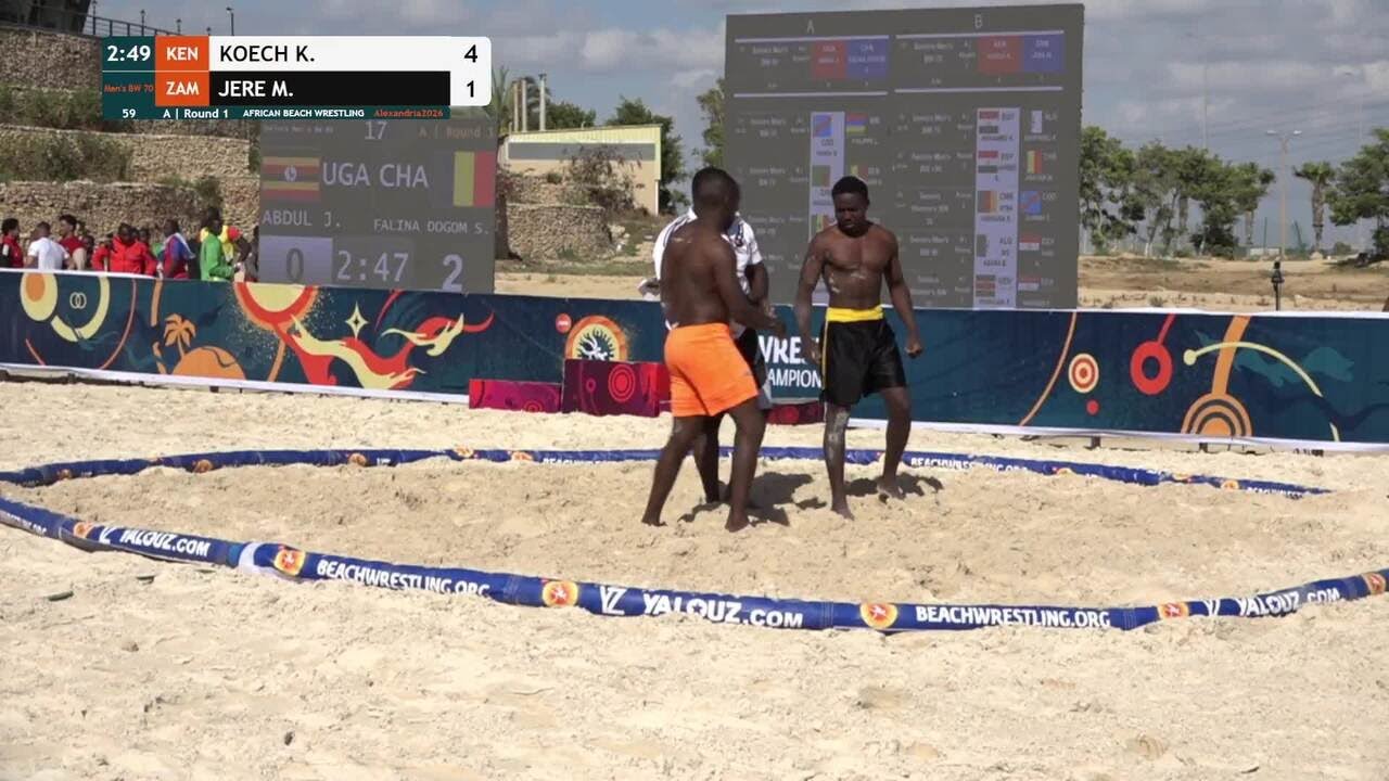 Kenneth KOECH (KEN) vs. Martin JERE (ZAM) • A | Round 1 • Men's BW 70Kg