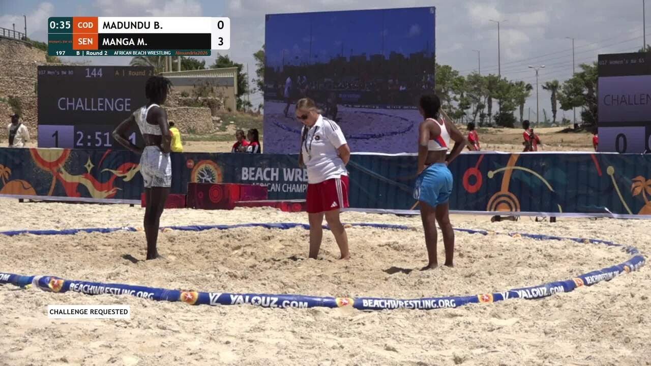 Bometela Noella MADUNDU (COD) vs. Mery MANGA (SEN) • B | Round 2 • Women's BW 65Kg