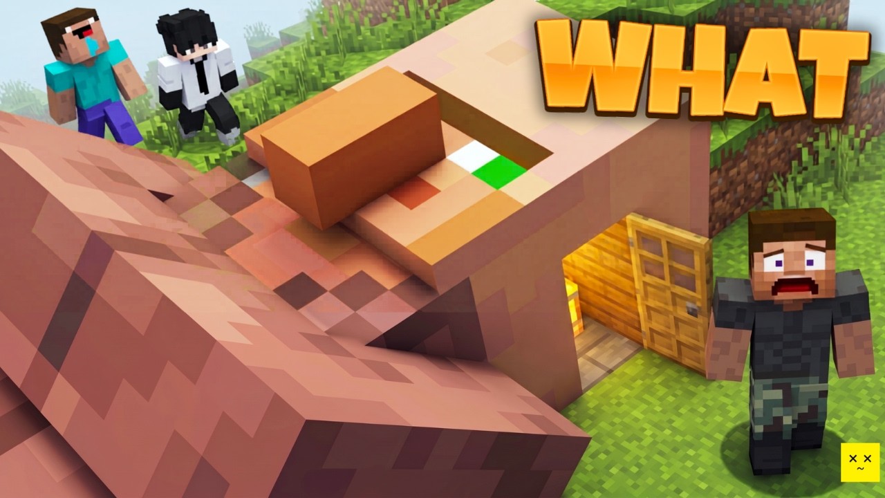 MINECRAFT !! But We Can Go INSIDE MOBS