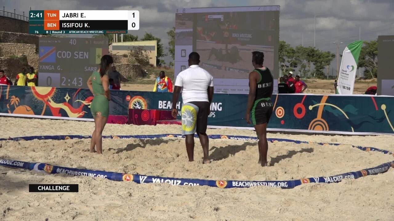 Esraa JABRI (TUN) vs. Kawiyatou ISSIFOU (BEN) • B | Round 3 • Women's BW 70Kg