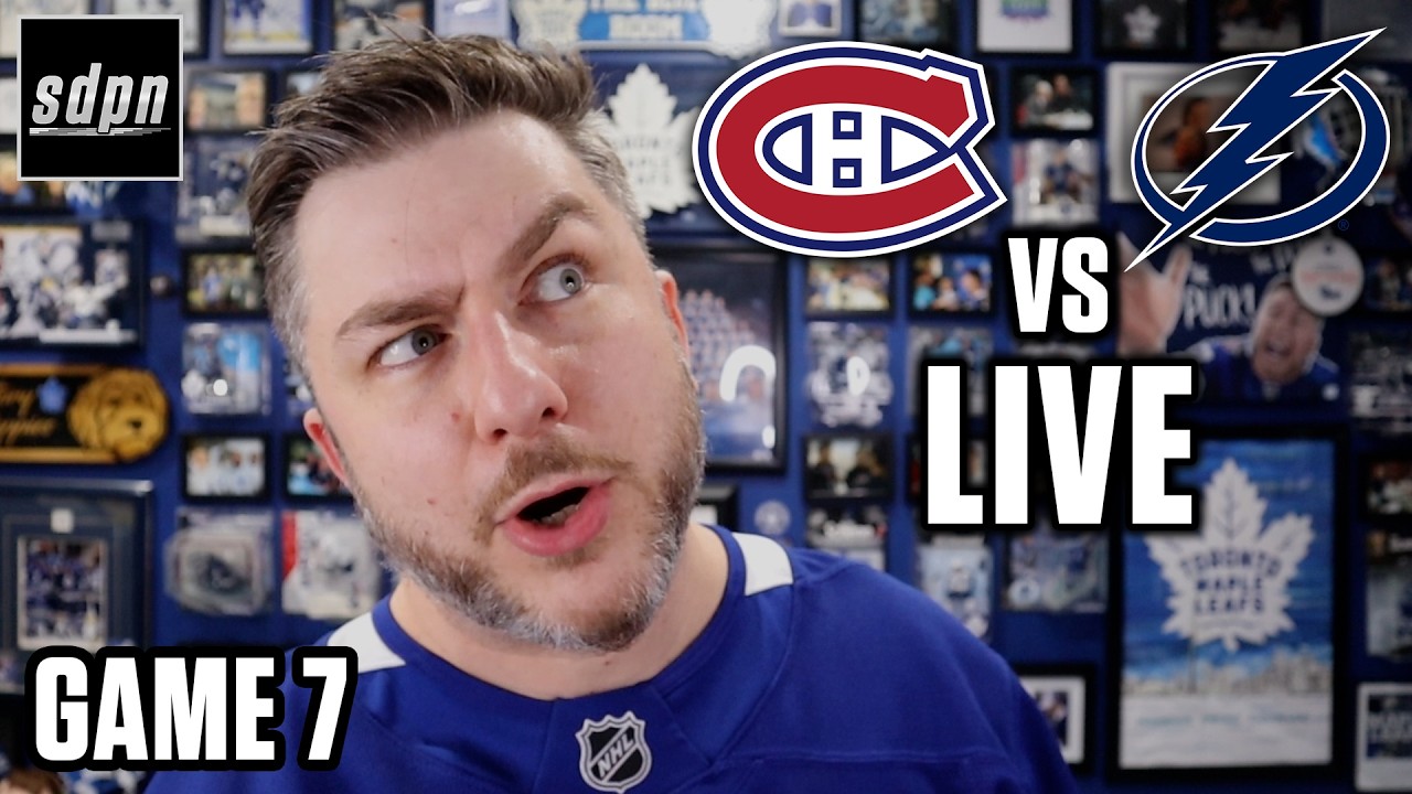 Montreal Canadiens vs Tampa Bay Lightning GAME 7 LIVE w/ Steve Dangle