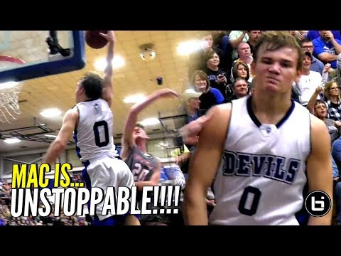 Mac McClung IS UNSTOPPABLE!!! Goes KOBE On Em w/ 41 Points To Win District Championship! background
