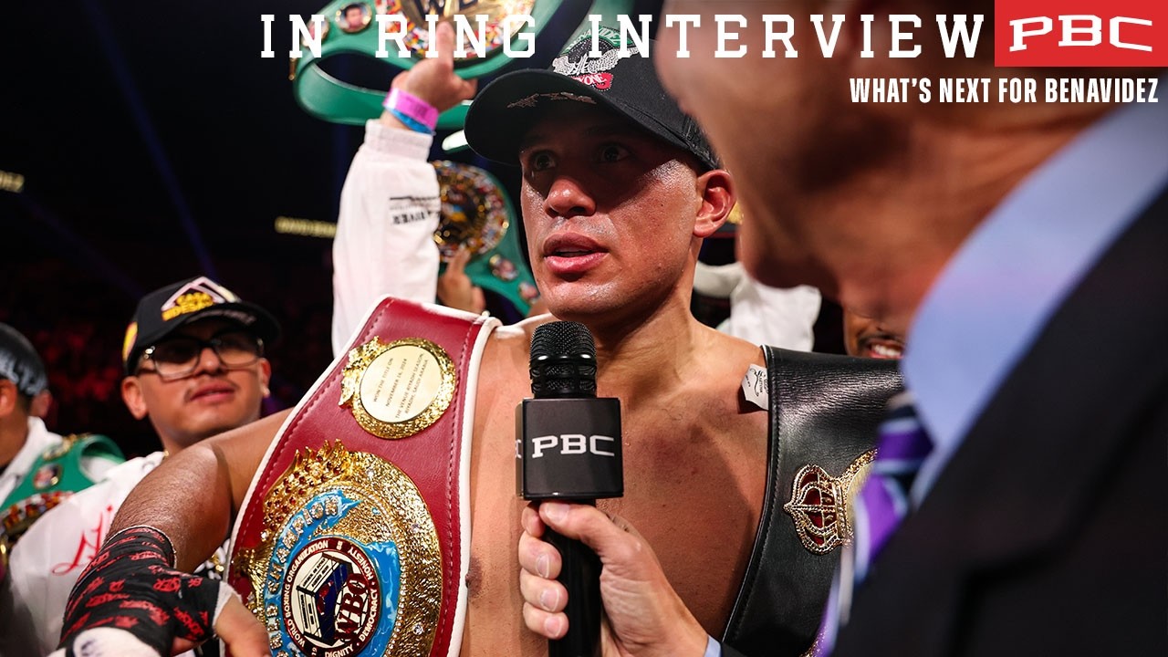 IN RING INTERVIEW: David Benavidez on defeating Zurdo, who's next, and the face of boxing