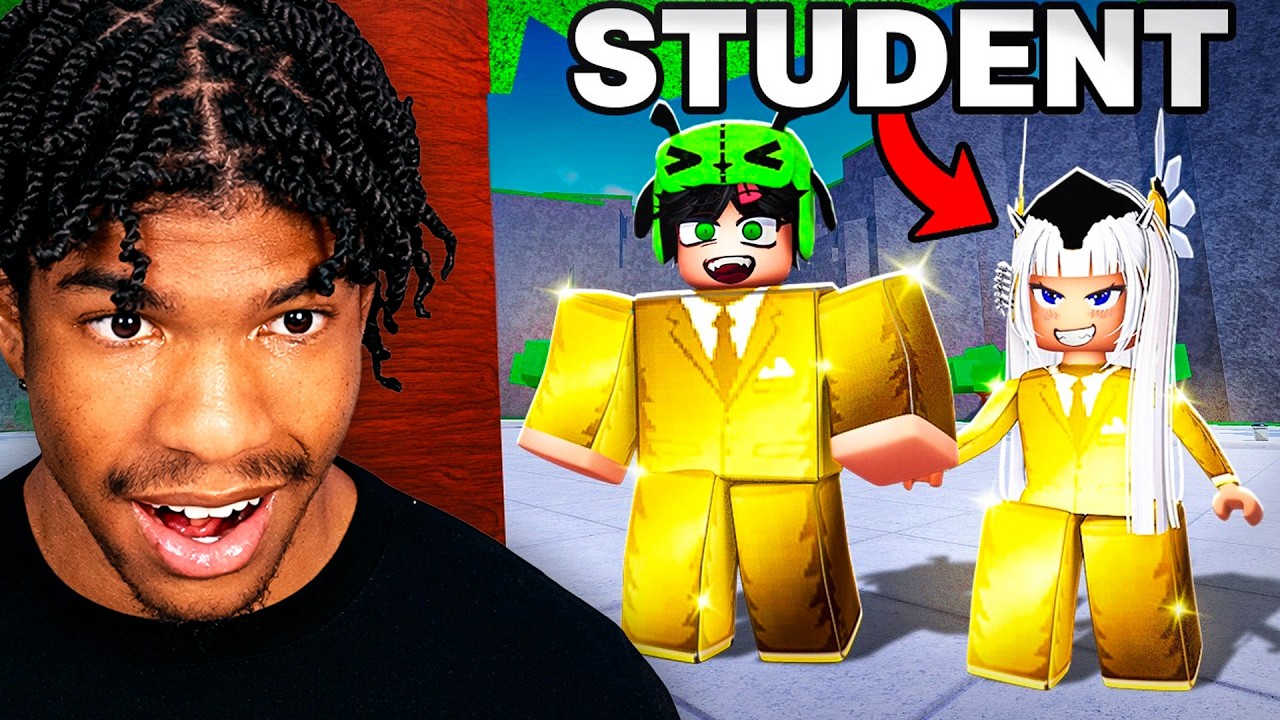 Sneaking Into a RICH KIDS SCHOOL Roblox Tournament!